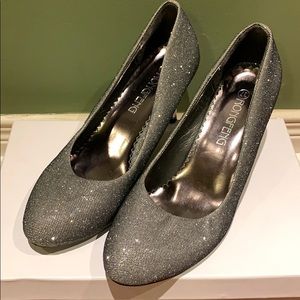 New Sparkling bling bling high heel shoes